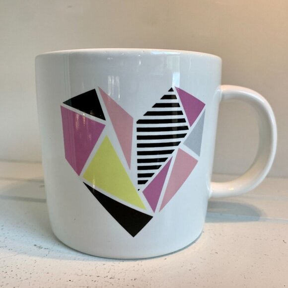 Caribou Coffee All Heart Abstract Coffee Mug 2016 Ceramic - Picture 2 of 7